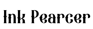 Ink Pearcer Font Image