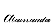 Alamanda Font Image