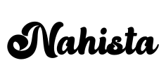 Nahista Font Image