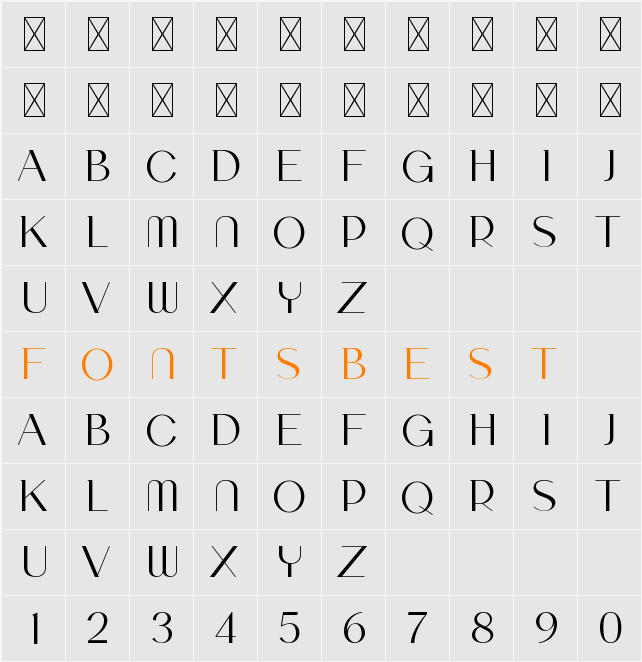 Ezme Character Map
