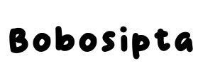 Bobosipta Font Image