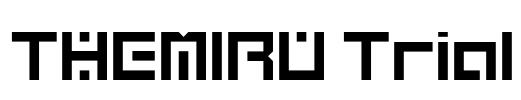 THEMIRU Trial Font Image