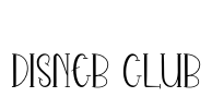 Disneb Club Font Image