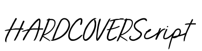 HARDCOVERScript Font Image