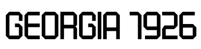 Georgia 1926 Font Image