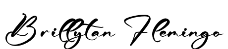 Brillytan Flemingo Font Image
