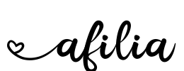 Afilia Font Image