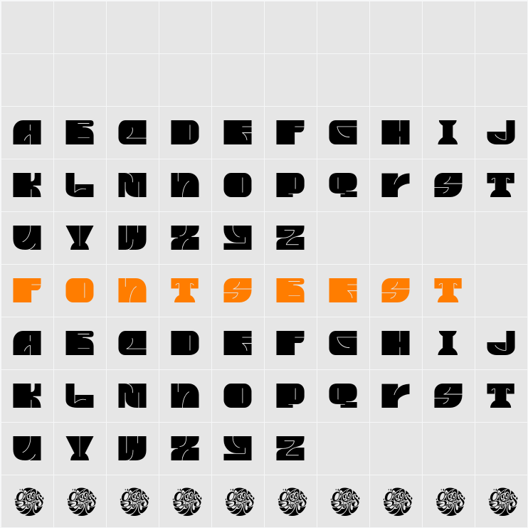 Groovy Palace Character Map