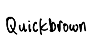 Quickbrown Font Image
