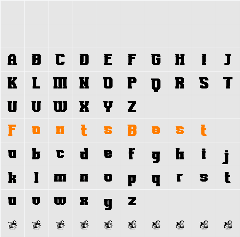 NOKRIOS Character Map