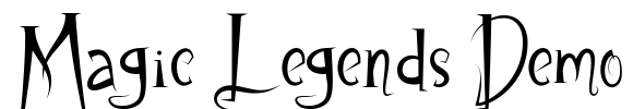 Magic Legends Demo Font Image