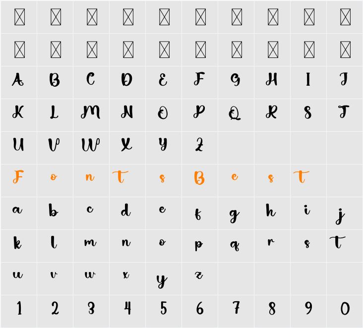 Babies Character Map