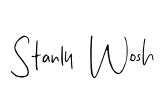 Stanly Wosh Font Image