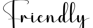 Friendly Font Image