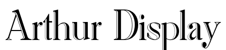 Arthur Display Font Image