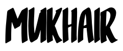 Mukhair Font Image