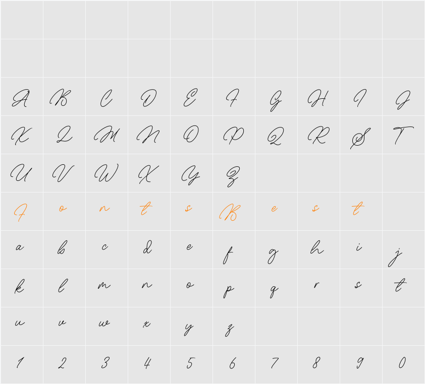 Michellina Character Map