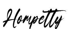 Hompetty Font Image