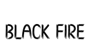 Black Fire Font Image