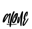 ALONE Font Image