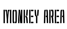 Monkey Area Font Image