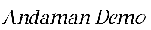 Andaman Demo Font Image