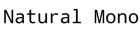 Natural Mono