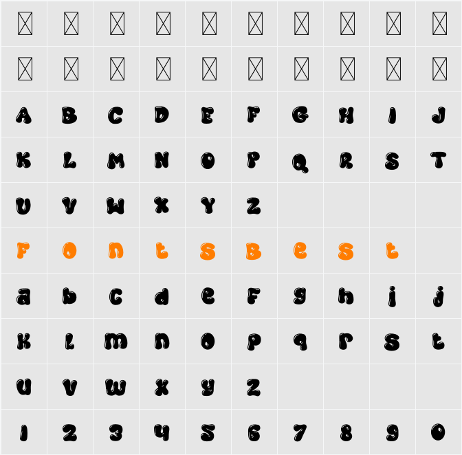 Cold Snowflake Twelve Character Map