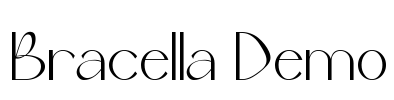 Bracella Demo Font Image