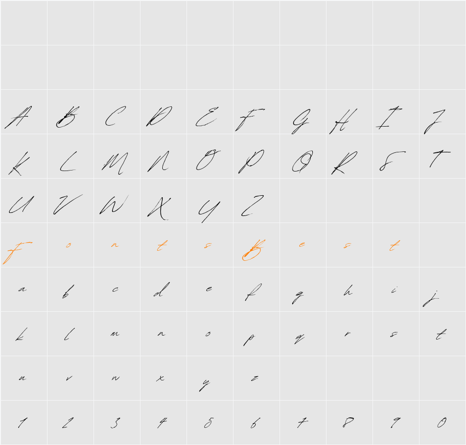 Revive 80 Signature Character Map