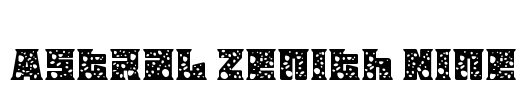Astral Zenith Nine Font Image