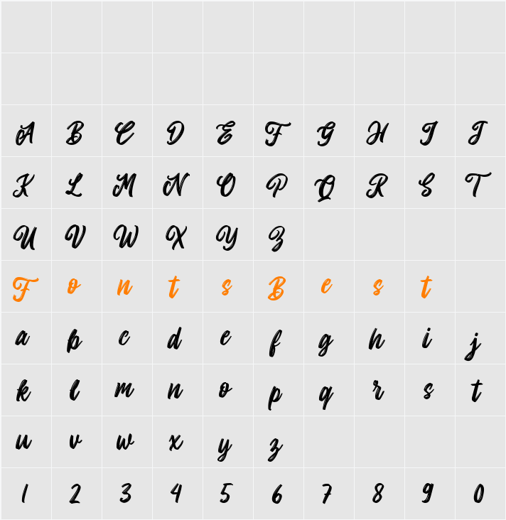 Allitha Character Map