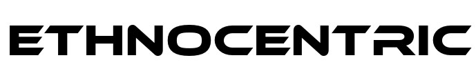 Ethnocentric Font Image