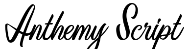 Anthemy Script Font Image