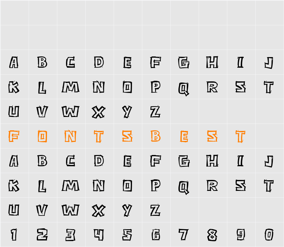 Xshow Character Map