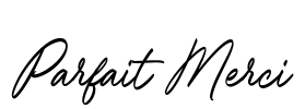 Parfait Merci Font Image