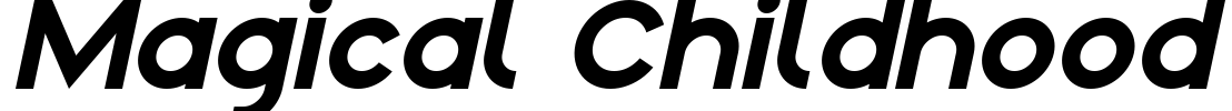 Magical Childhood Font Image