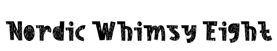 Nordic Whimsy Eight Font Image