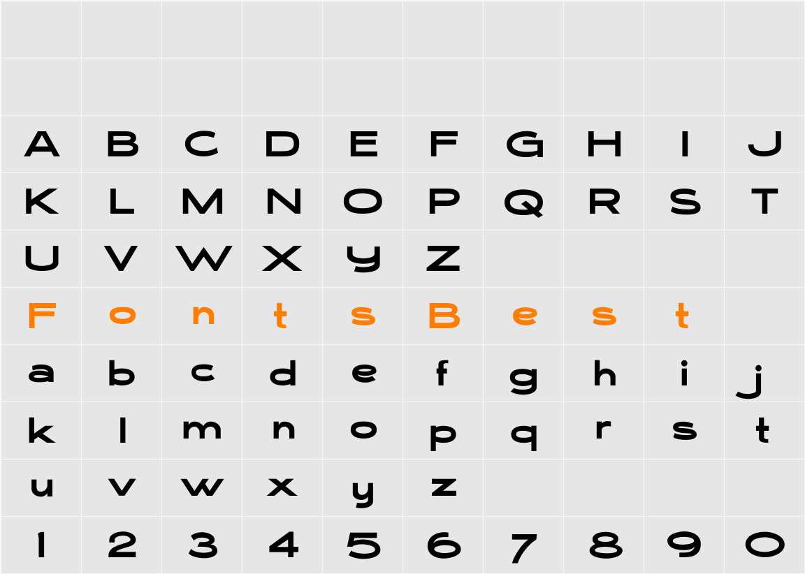 Bohme Character Map