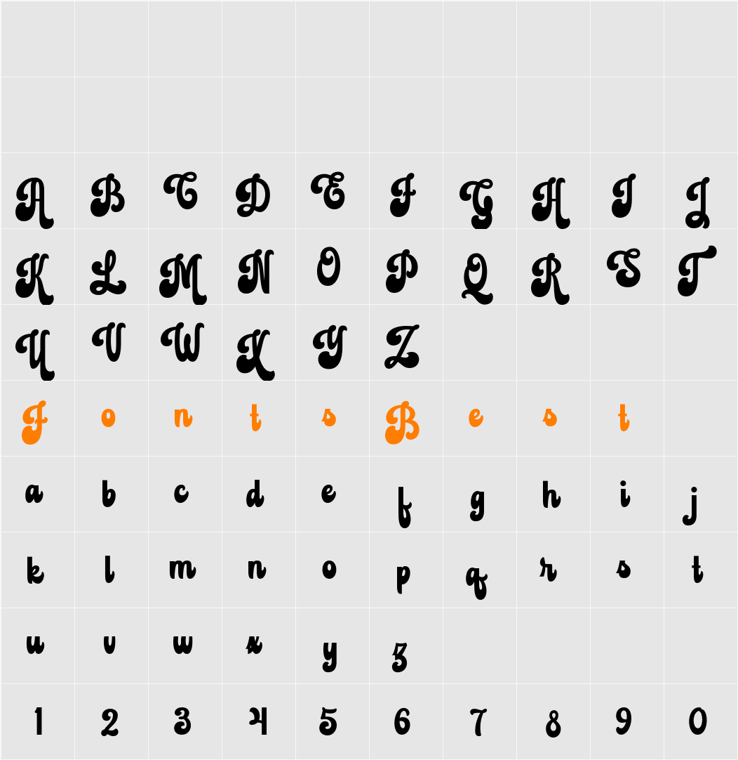 Hunderland Character Map