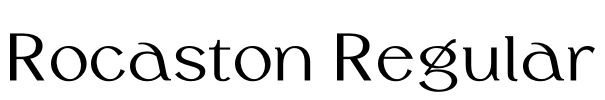 Rocaston Regular Font Image