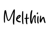 Melthin Font Image