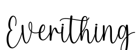 Everithing Font Image