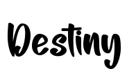 Destiny Font Image