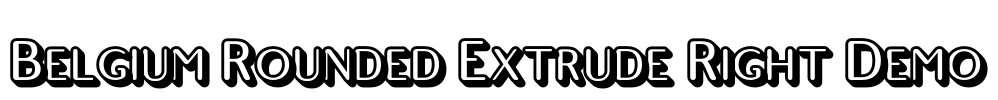 Belgium Rounded Extrude Right Demo