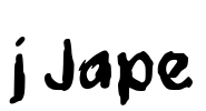 j Jape Font Image