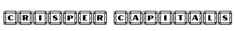 Crisper Capitals Font Image