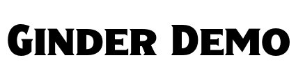 Ginder Demo Font Image