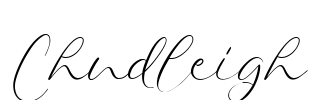 Chudleigh Font Image