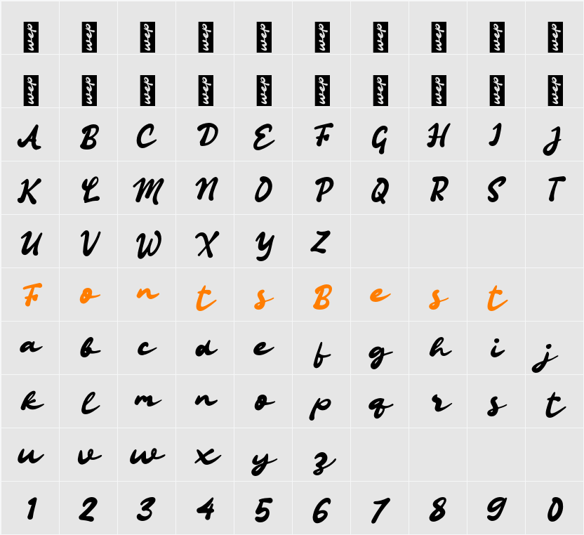K Kamulyan Character Map